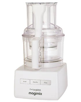 Robot Cuisine MAGIMIX 4200 XL - Fabriqué En France | 3 Cuves, Blender, Pétrin | Compact Et Silencieux